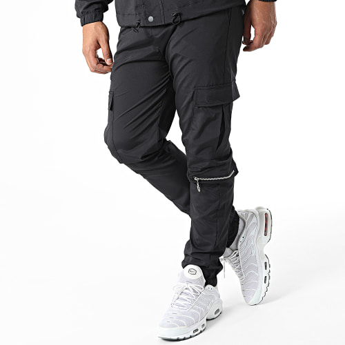Ensemble Veste Zippée Et Pantalon Jogging KL-2073 Noir