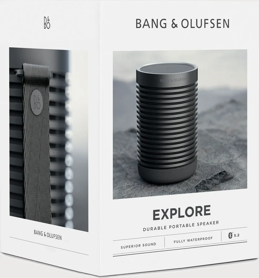 Bang & Olufsen Beosound Explore Noir Enceintes Bluetooth portables