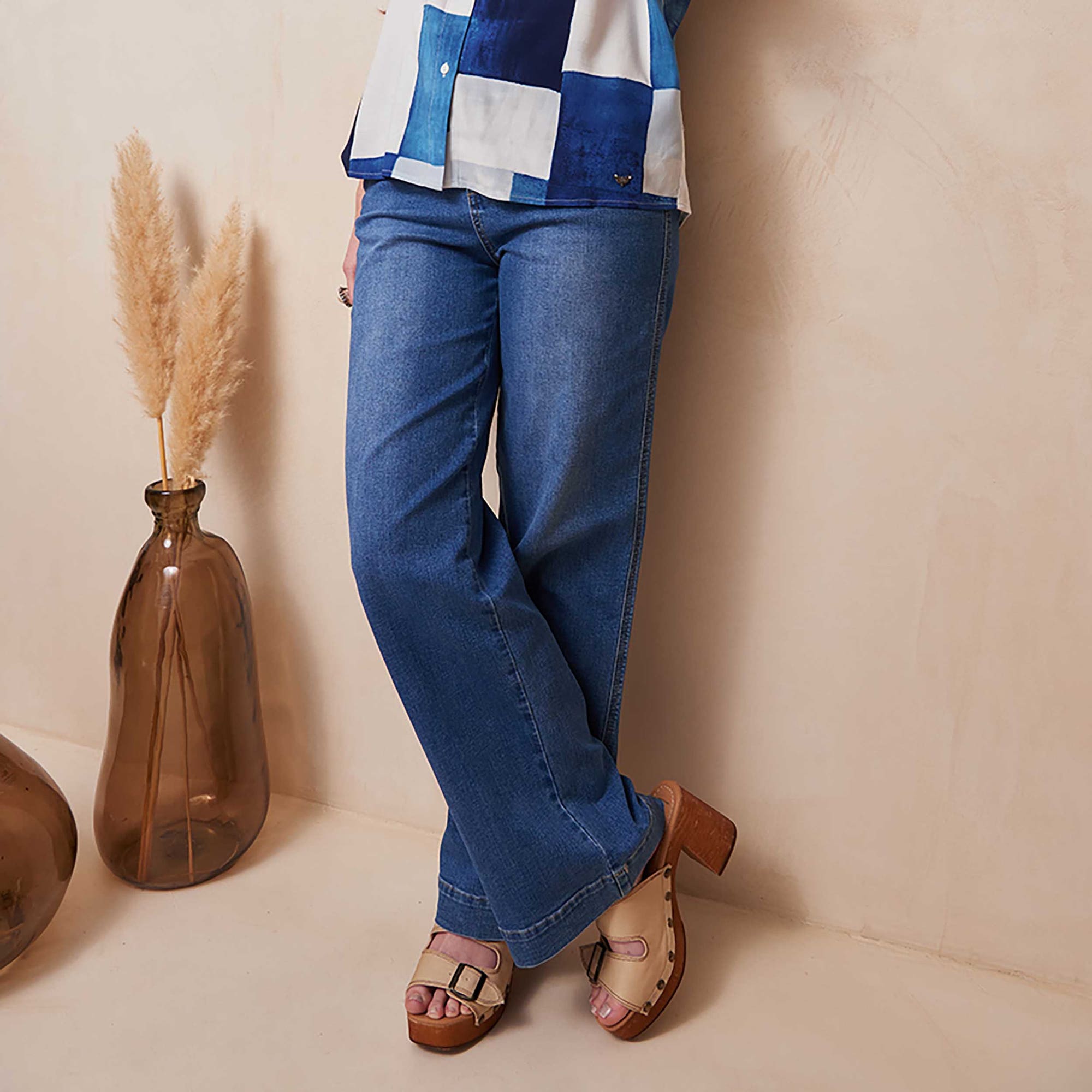 Jean Femme bleu