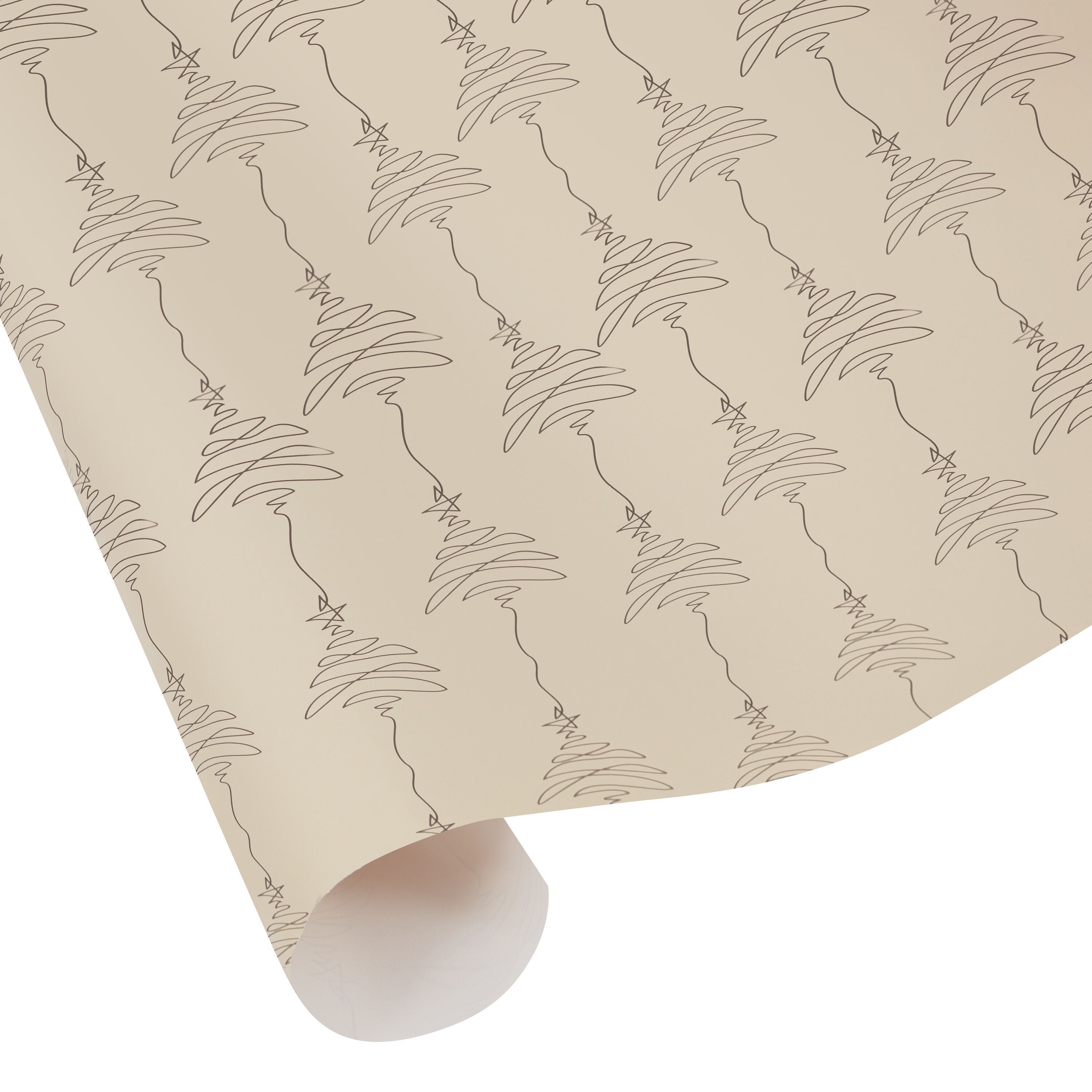 TREE Geschenkpapier - Grau / B: 70 cm x L: 300 cm