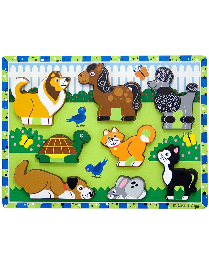 Steckpuzzle CHUNKY PETS aus Holz