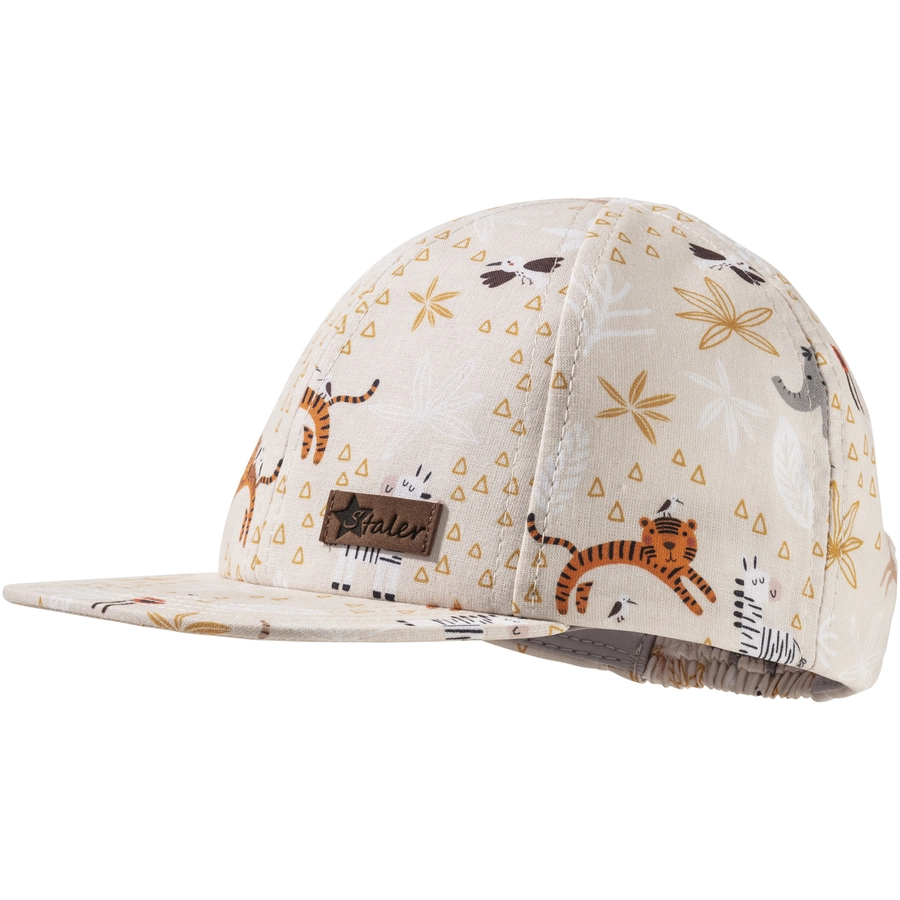 Sterntaler Baseball-Cap Zootiere beige