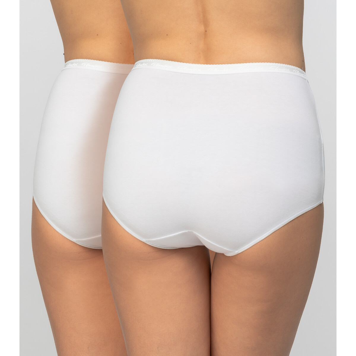 PLAYTEX<br>Conjunto de 2 calcinhas maxi em algodão orgânico