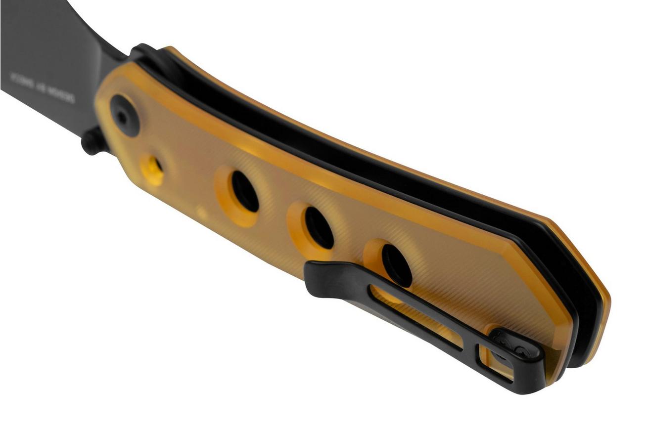 Civivi Vision FG C22036-6 Black Nitro-V, Bead Blasted Ultem, zakmes, Snecx Tan design
