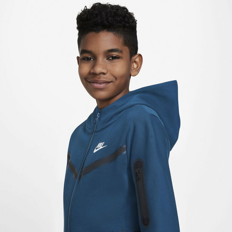 Nike Sportswear Tech Fleece Haettetroje Blå