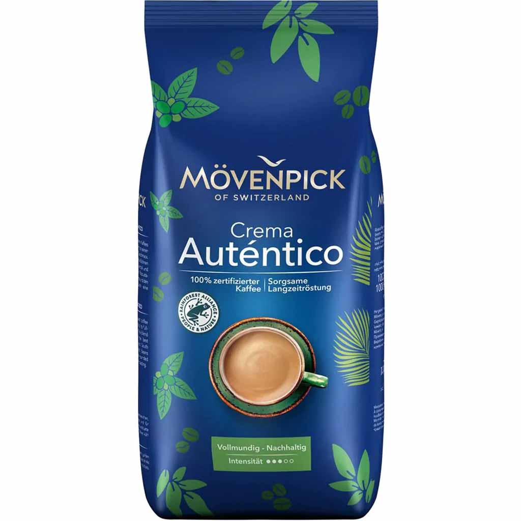 Mövenpick Crema Autentico ganze Bohne 1kg MHD:28.2.26