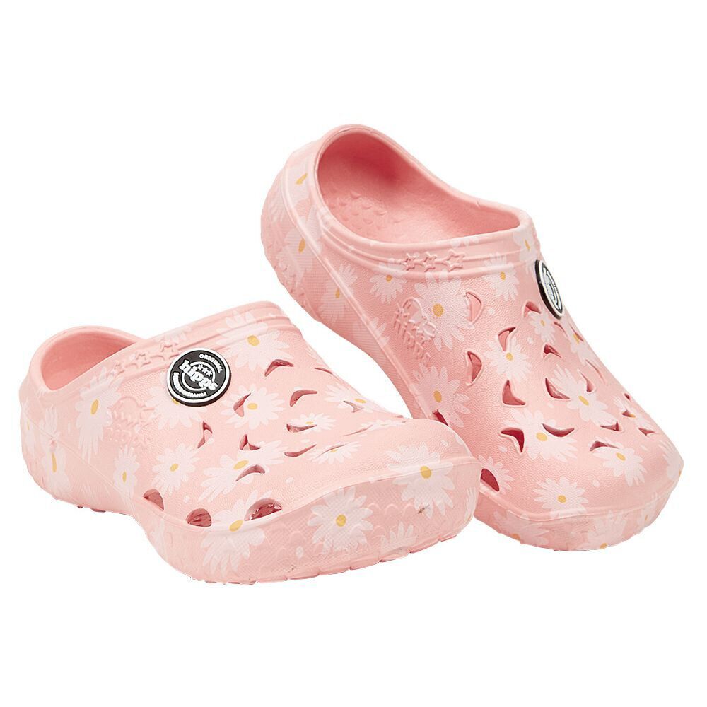 Sabot Hipps enfant été motif fleur rose 26/27