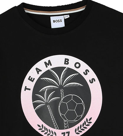 BOSS T-Shirt - Team BOSS - Schwarz/Rosa