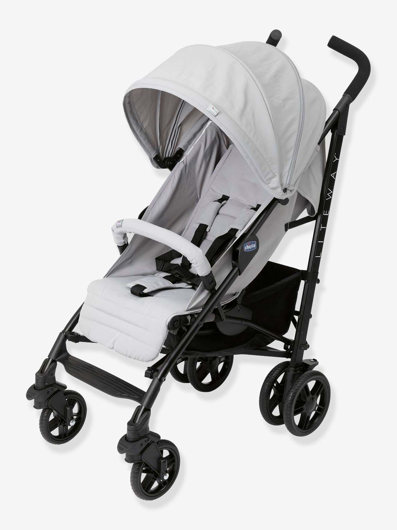 Carrinho de bebê CHICCO Liteway 4, preto liso