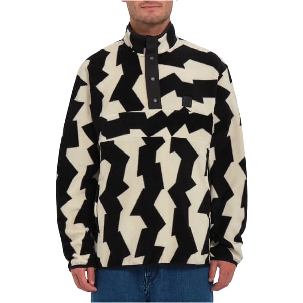 Sweat polaire snowboard VOLCOM ERROR92 MOCK NECK DIRTY WHITE