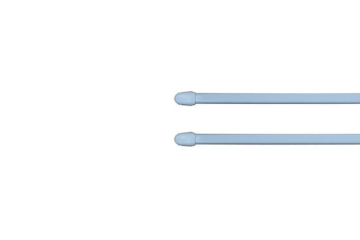 Kit barres de rideaux 50/80 blanc mat x 2