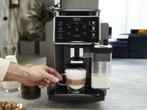 Krups - Ea912B Sensation Milk M90 - Volautomatische Espressomachine - Zwart