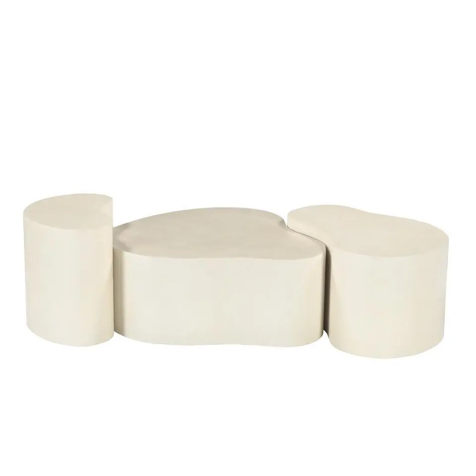 Brix - Salontafel Brix Organic Sandy 85cm - Beton / MDF