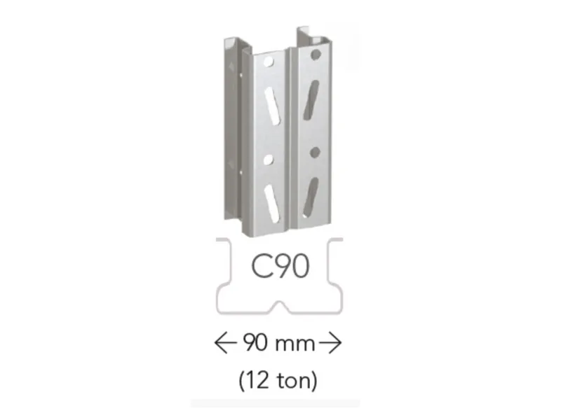 Stige kpl. til pallereoler 6500x1100mm