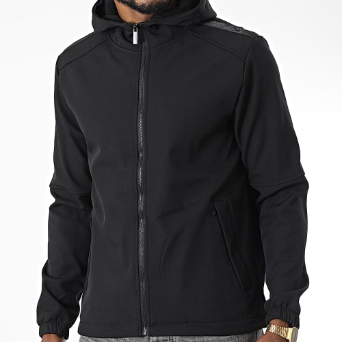 Veste Zippée Capuche E341 Noir