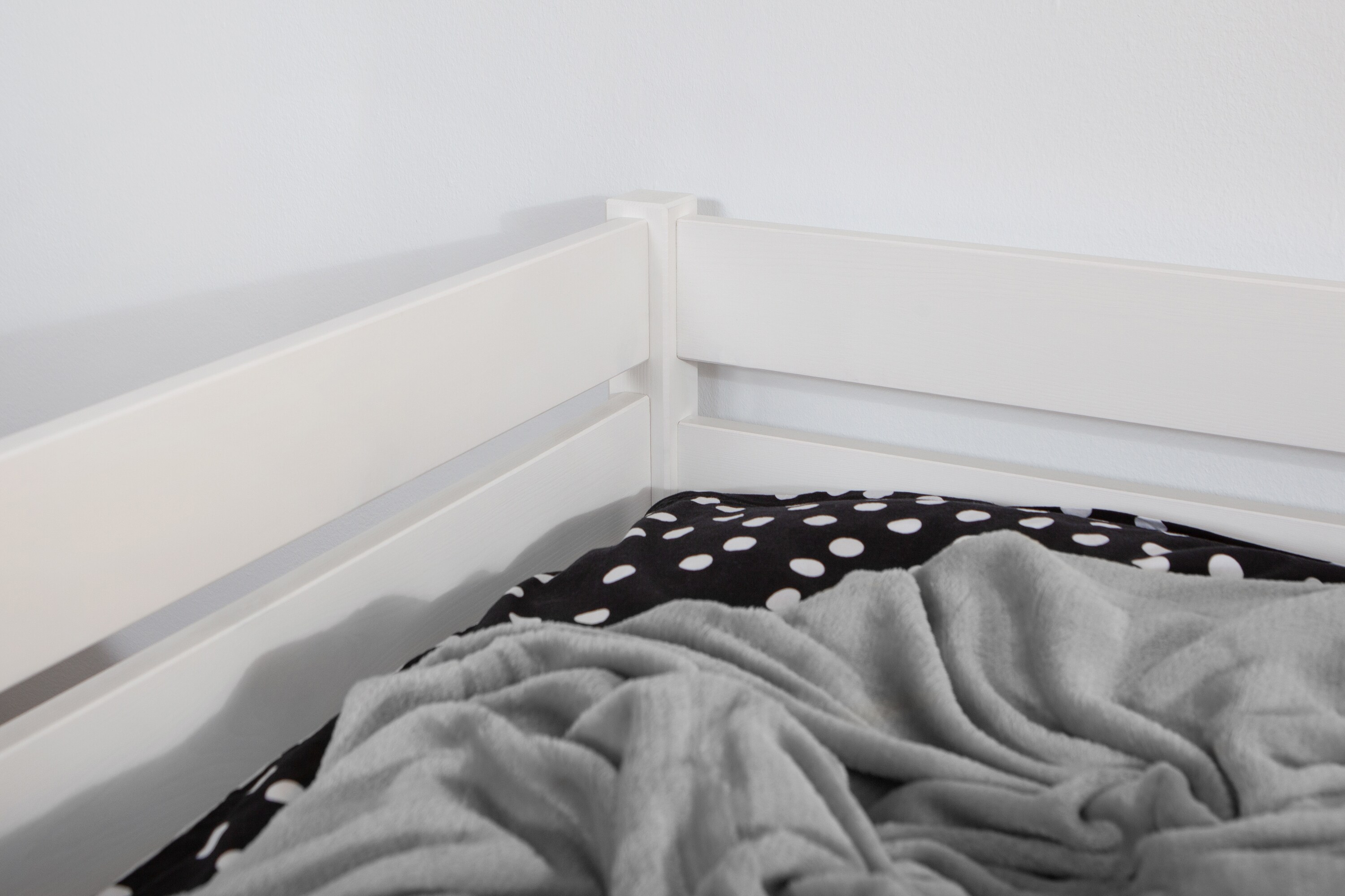 TiCAA Sofabett Naomi inkl. Ausziehbett, 120x200, Weiß