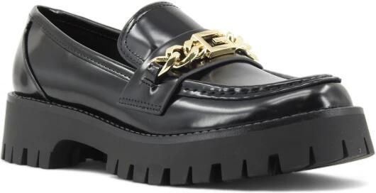 Guess Zwarte Effen Instap Rubberen Schoenen Black Dames