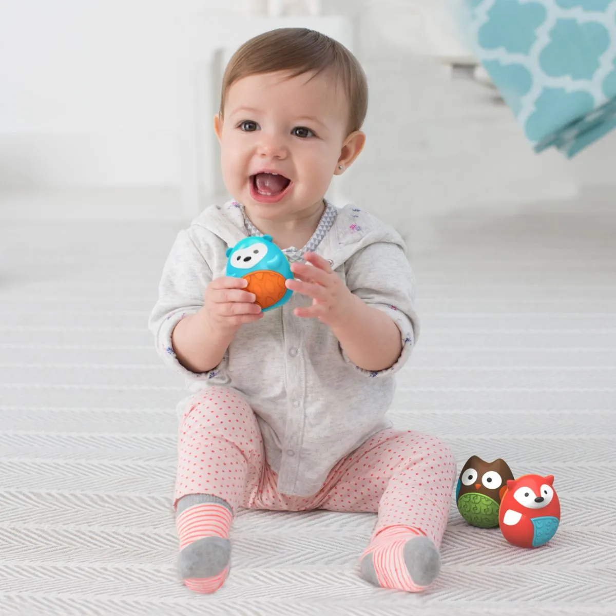 Skip Hop Hochets Oeufs Avec Sons - Animaux Multi
