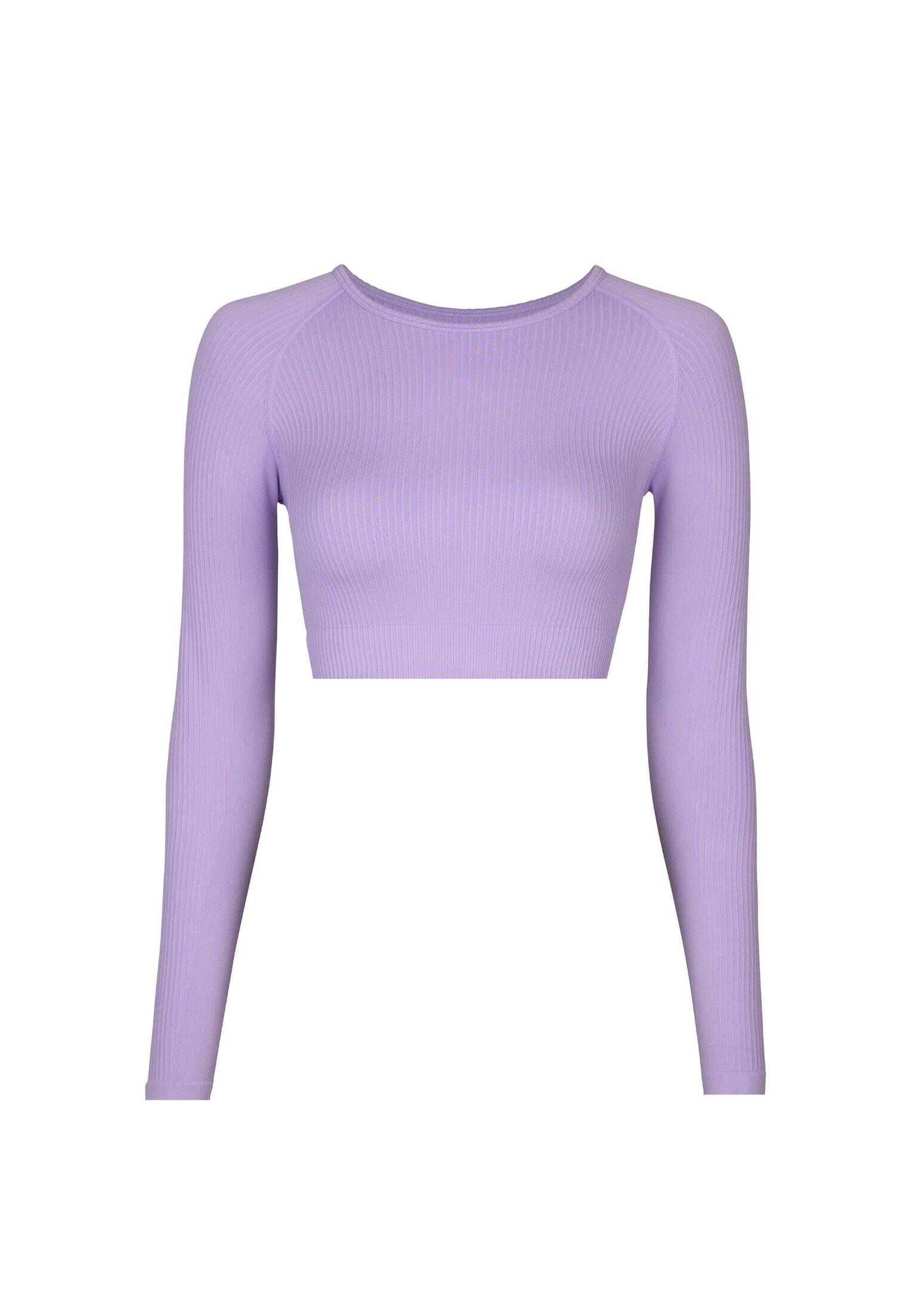 SNOCKS| Damen Geripptes Sportshirt langarm