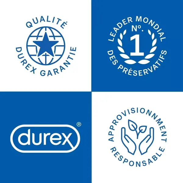 Camisinhas Durex XXL Comfort, pacote com 40 unidades - 4 pacotes com 10 unidades cada