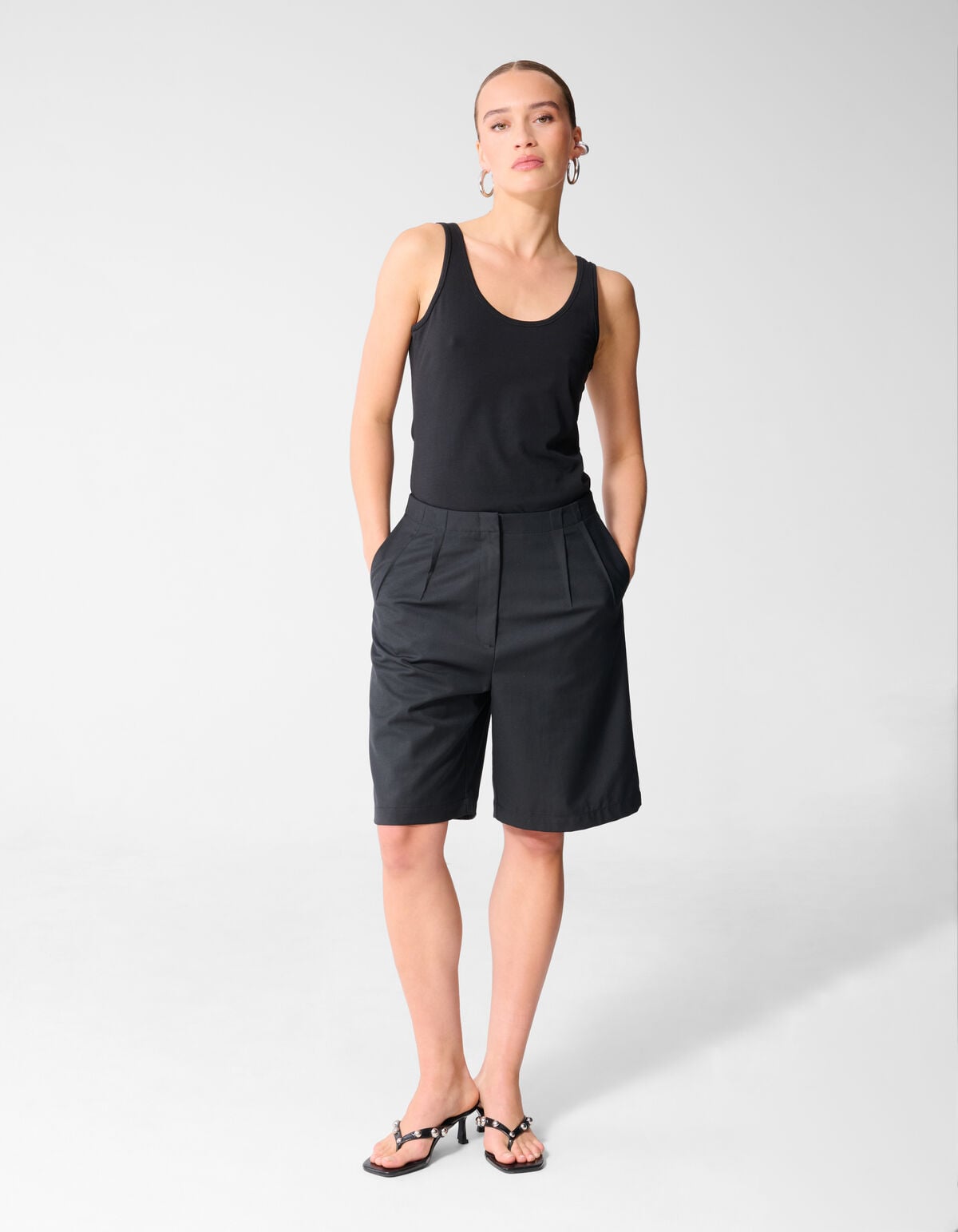 Basis Tanktop Zwart