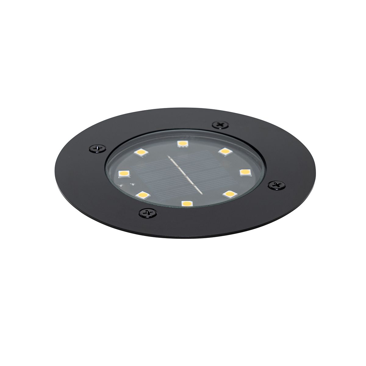 Set van 6 grondspots zwart incl. LED IP65 Solar - Terry