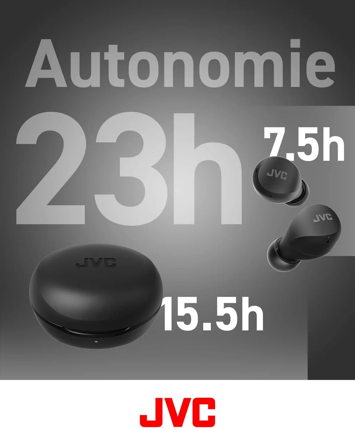 JVC HA-A6T Noir Écouteurs True Wireless