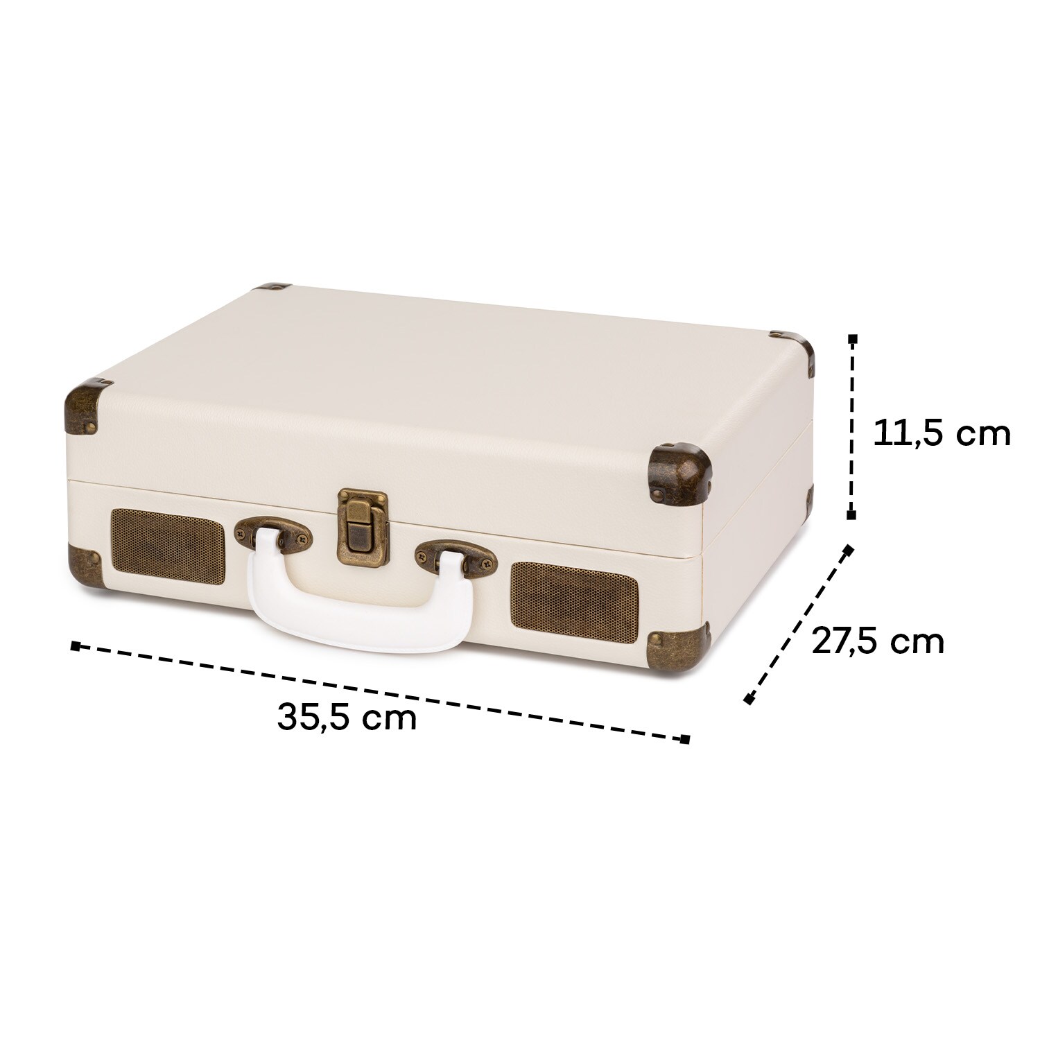Nostalgy by auna Peggy Sue Retro-Plattenspieler LP USB AUX