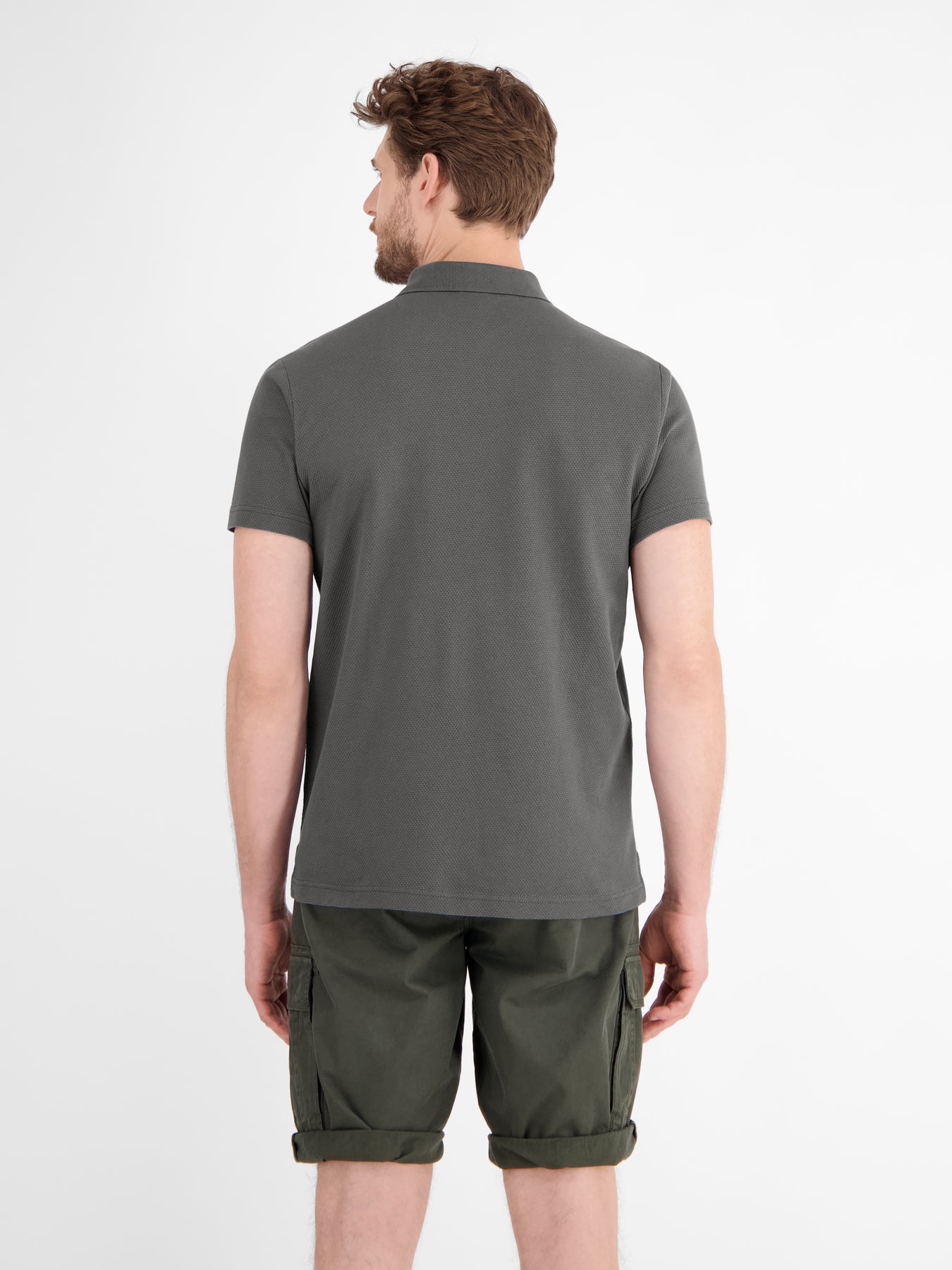 Poloshirt in weicher Waffelpiquéqualität