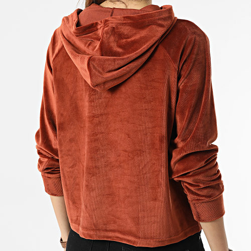 Pull Capuche Femme Camille Marron