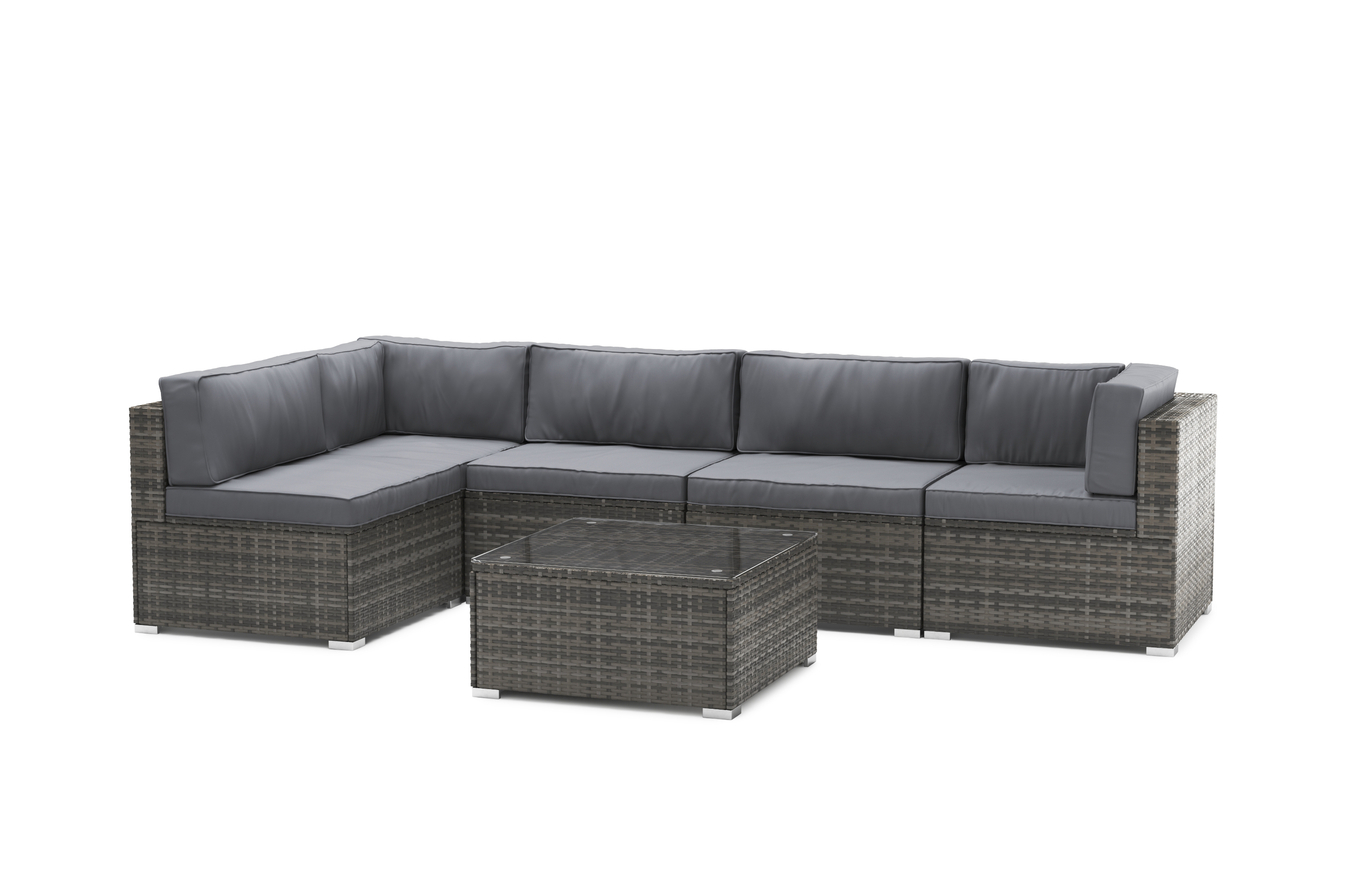 Gartentisch KRETA + LINDOS grau
