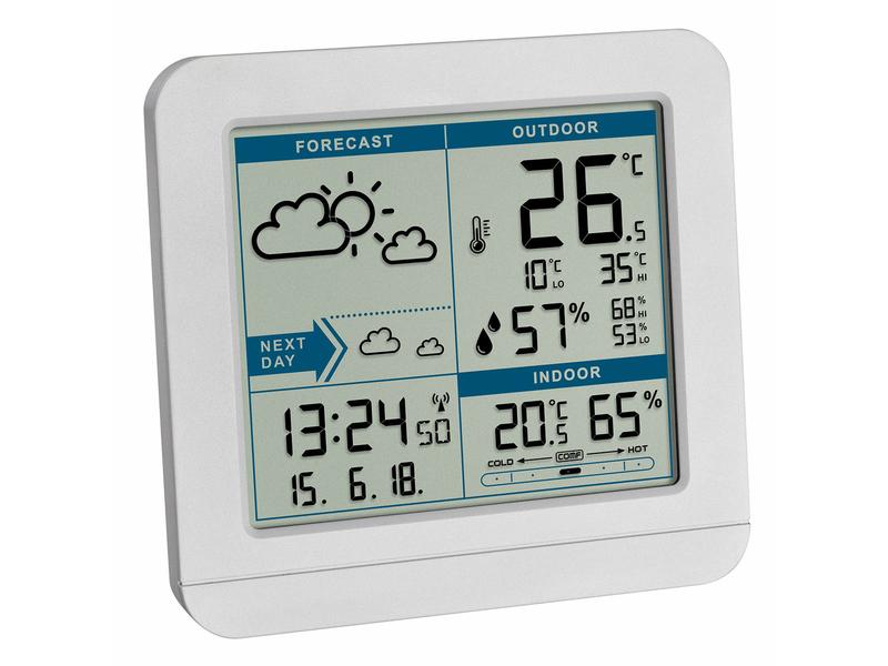 TFA Dostmann Wetterstation Sky Weiss Funk-Wetterstation