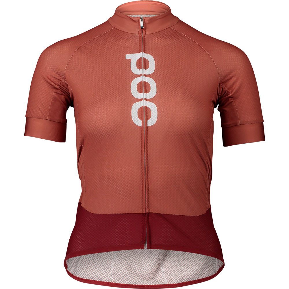 Poc Sports Essential Road Logo Jersey Radtrikot Damen himalayan salt garnet red