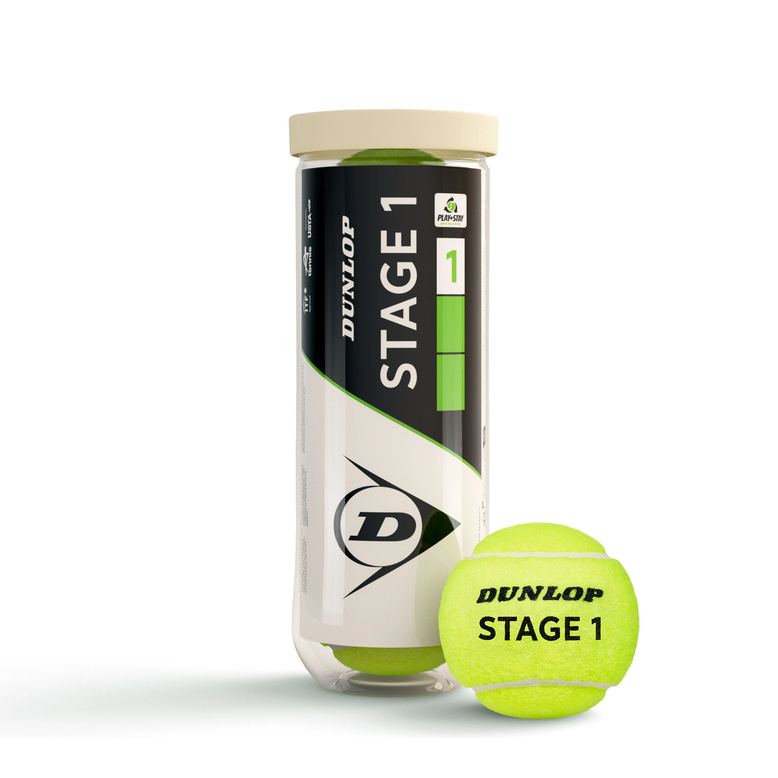 Dunlop Mini Tennis (Stage 1) Tube De 3