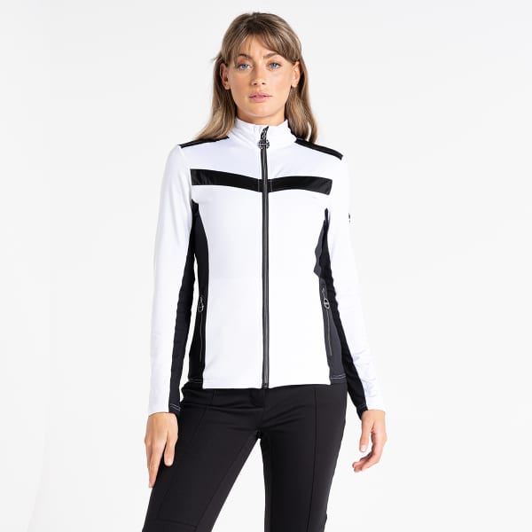 Veste polaire DARE 2B DIVINITY II CORE STRETCH WHITE/BLACK