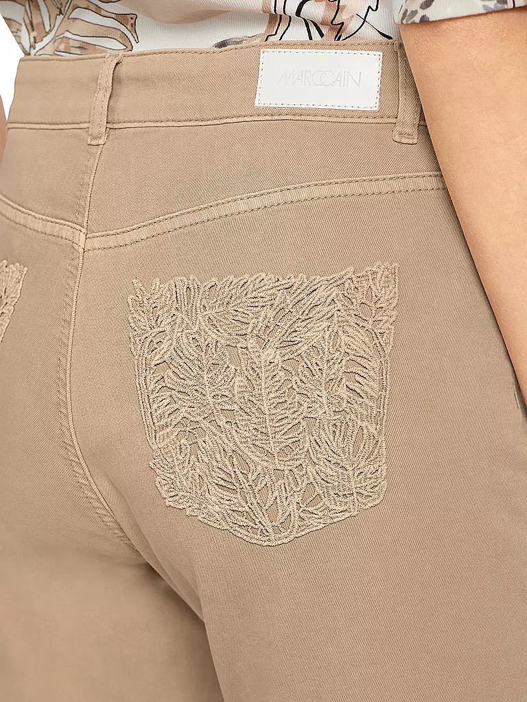 MARC CAIN Jeans Bootcut Fit 7/8 beige