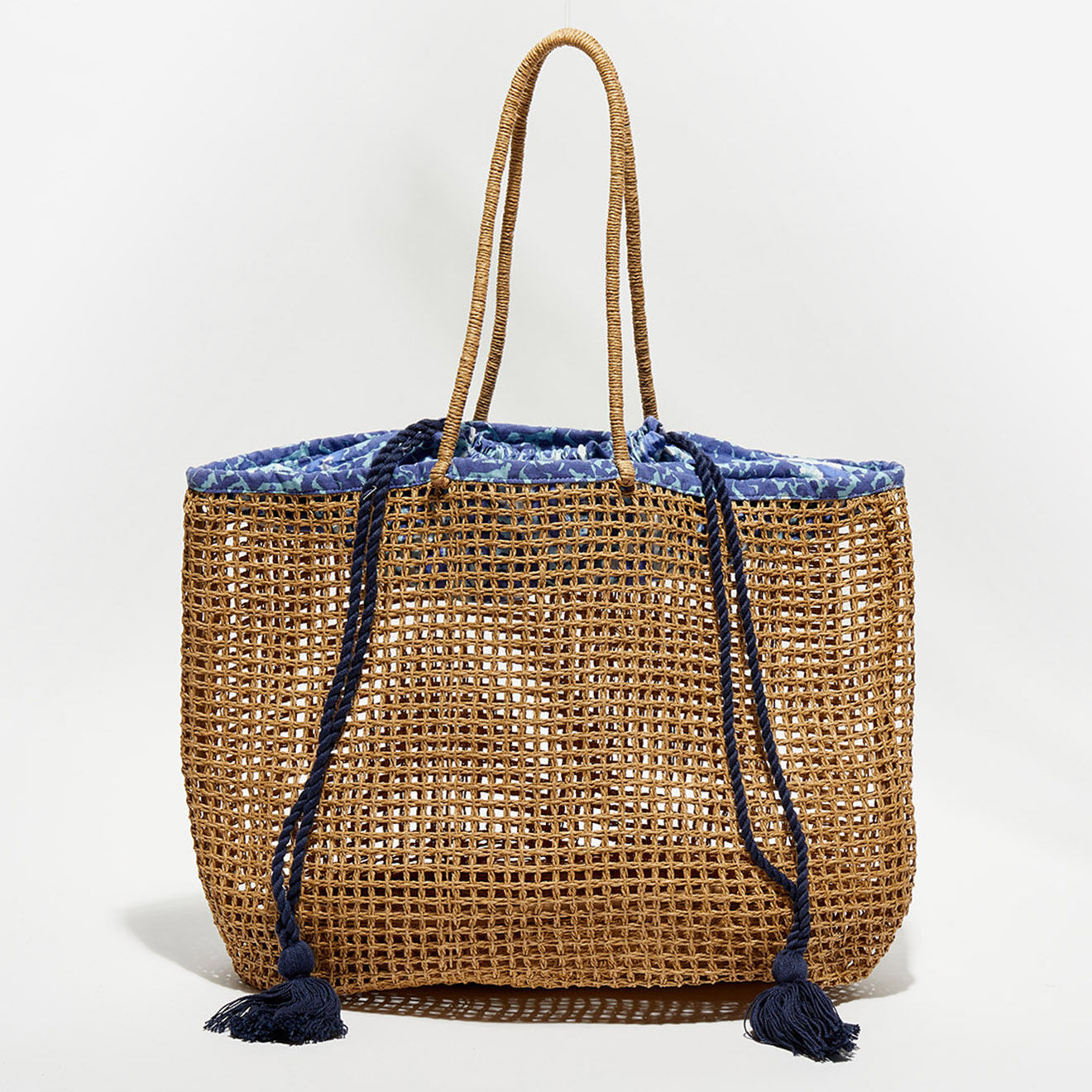 Bellerose Sac cabas en Raphia Eice natural - 53x37x22 cm