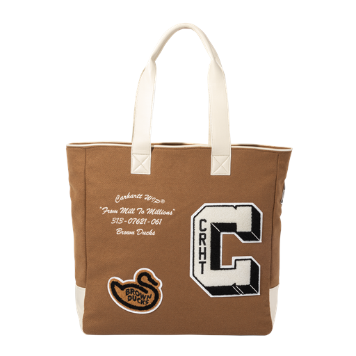 Carhartt WIP Brown Ducks Tote Taske, Hamilton Brown/Wax