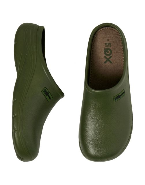 Xq Footwear Heren Tuinklomp Groen - Schoenklompen
