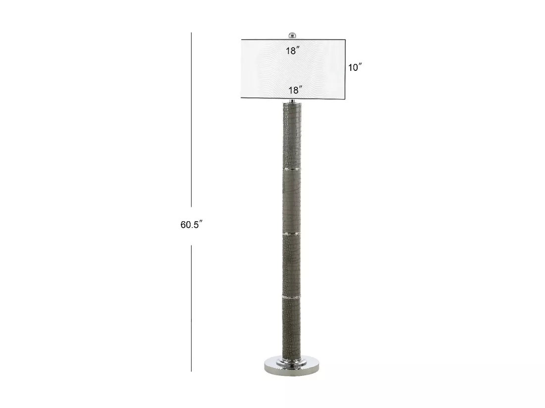 Lampadaire Gris 46 X 46 X 153.67 cm - Bernita