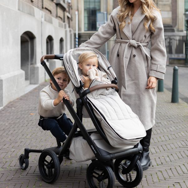 Dubatti One E6 Kinderwagen 2-in-1 - Dark Brown / Walnut Brown
