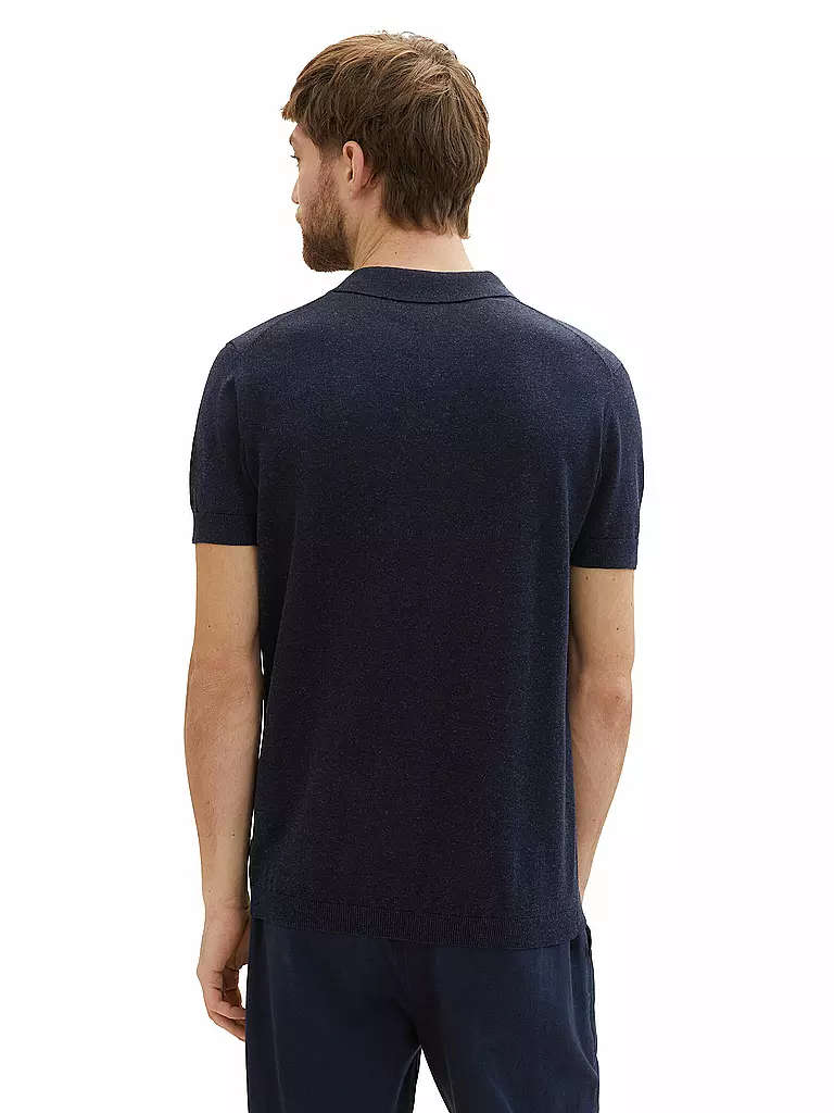 TOM TAILOR Poloshirt dunkelblau
