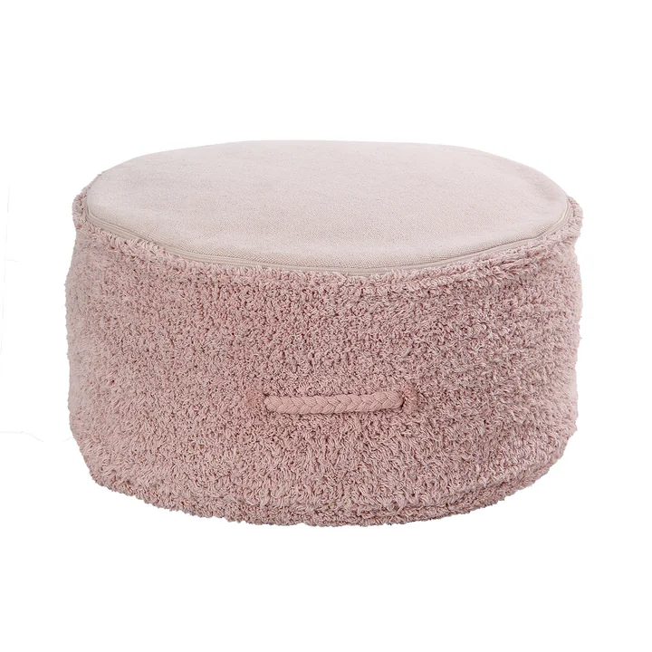 Lorena Canals - Chill Pouf, 50 x 50 cm, vintage nude