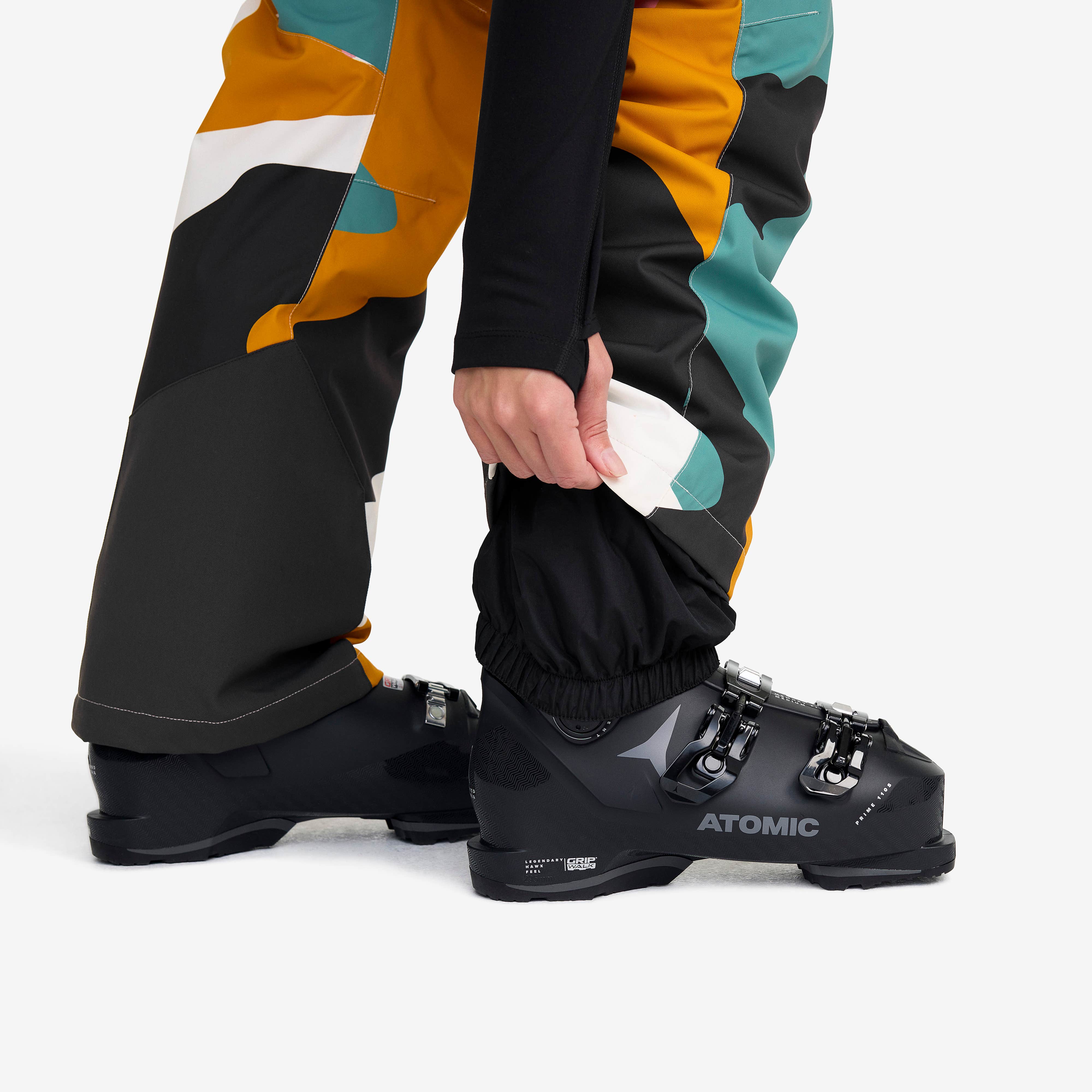 Halo 2L Insulated Snow Pants Dame Anthracite/Golden Yellow