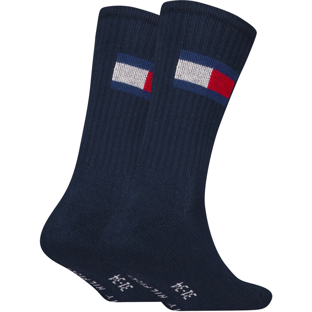 Køb Tommy Hilfiger Navy Th Kids Strømpe 2P Flag