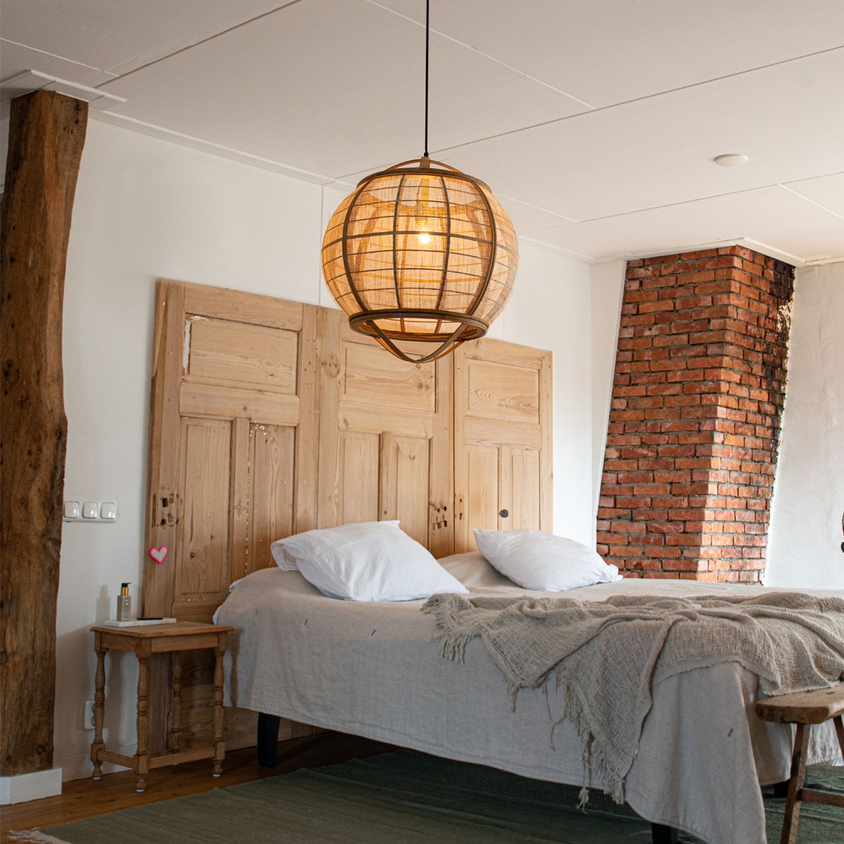 Oosterse hanglamp bruin 58 cm - Pascal