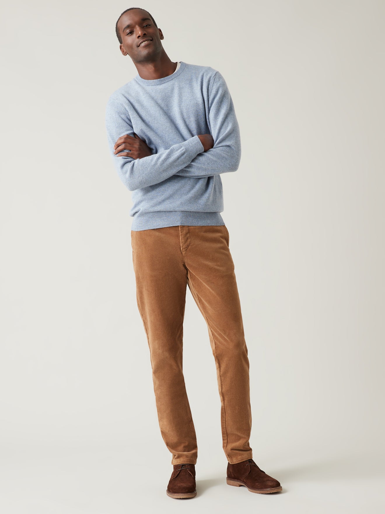 Chino velours regular homme