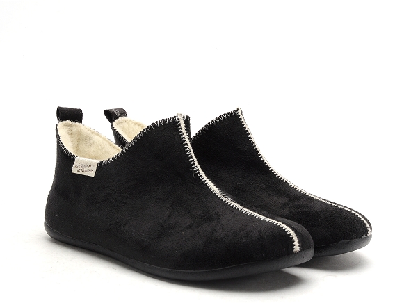 La maison de l espadrille chaussons femme 6030 6 fem noir