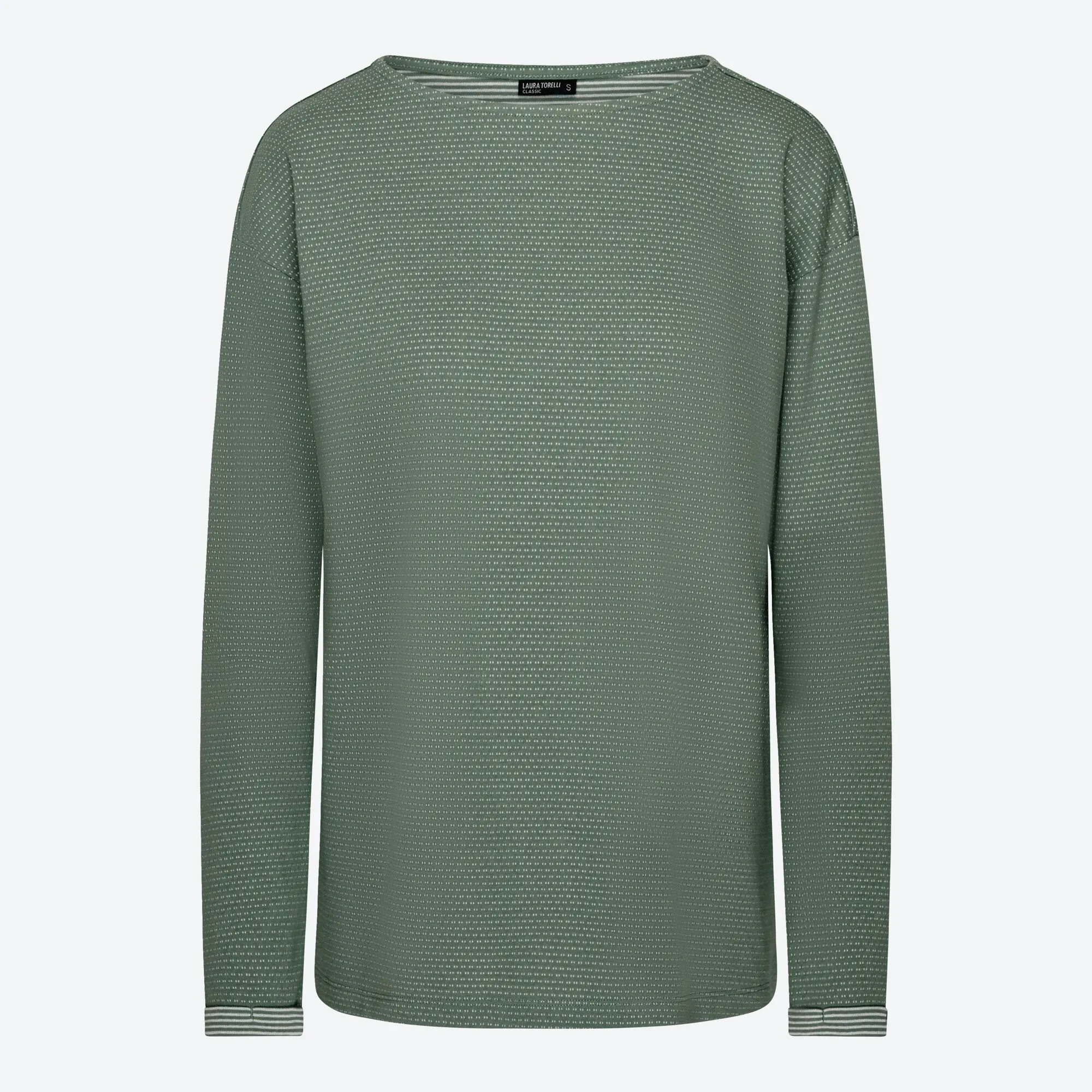 Damen-Shirt mit U-Boot-Ausschnitt