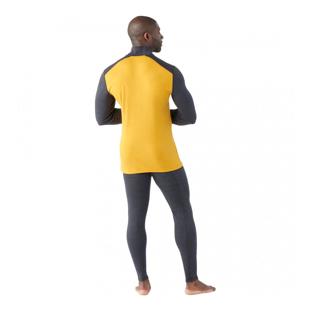 Smartwool CLASSIC THERMAL MERINO - Sous-couche Homme charcoal honey gold